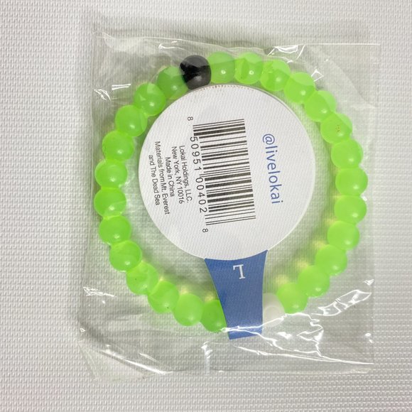 Lokai Bracelet Neon Green New Sealed NWT - Picture 5 of 5